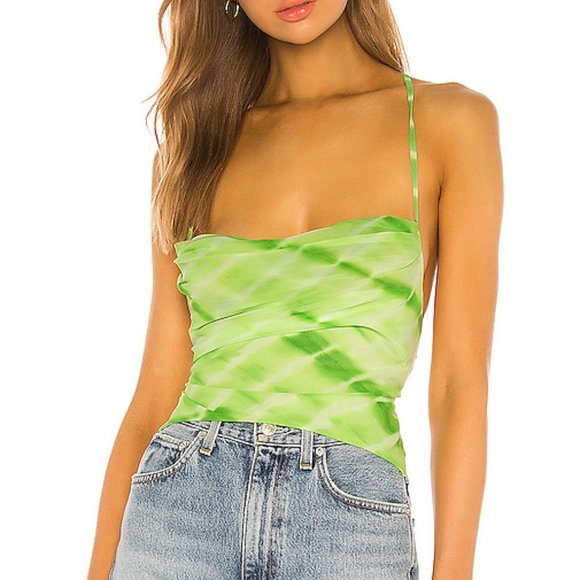 h:ours Tops - NWOT Revolve Cavo Cowl Top Tie Dye